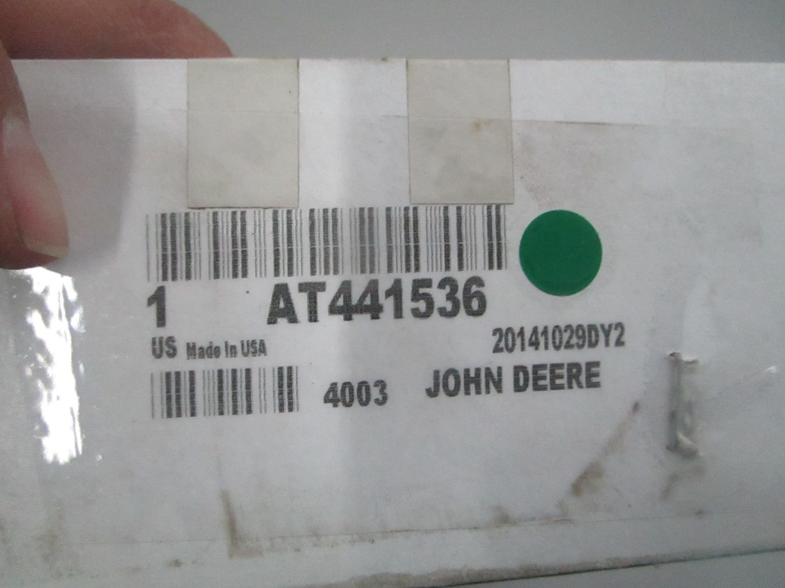 John Deere NEW OEM Cab Fresh Air Filter AT441536 0810