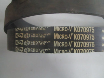 NEW K070975 Gates Century Series Micro-V Serpentine Belt 0820