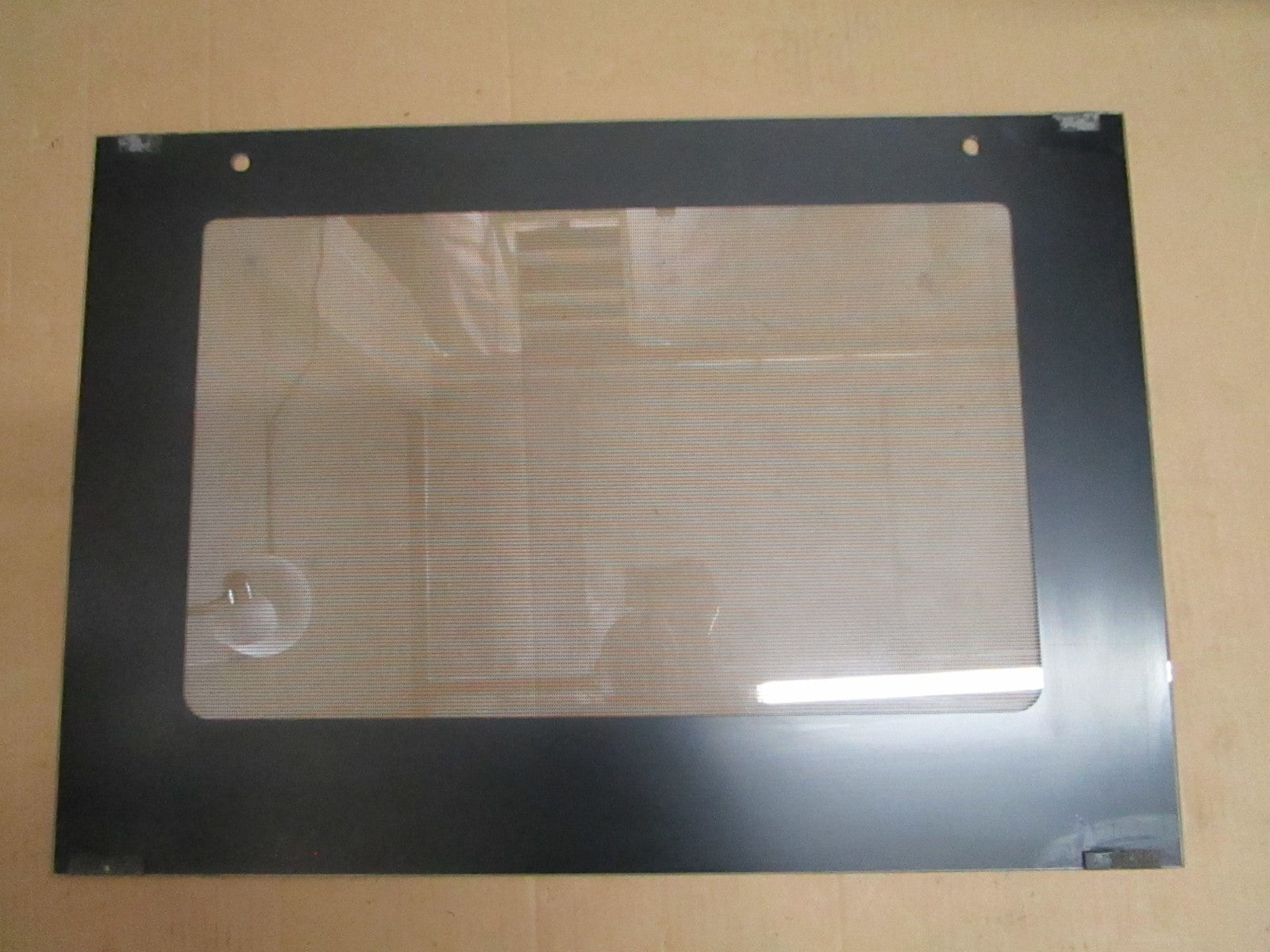 Whirlpool NEW OEM Range Oven Door Outer Glass Panel WPW10535777 Black NOS 0820