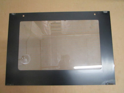 Whirlpool NEW OEM Range Oven Door Outer Glass Panel WPW10535777 Black NOS 0820