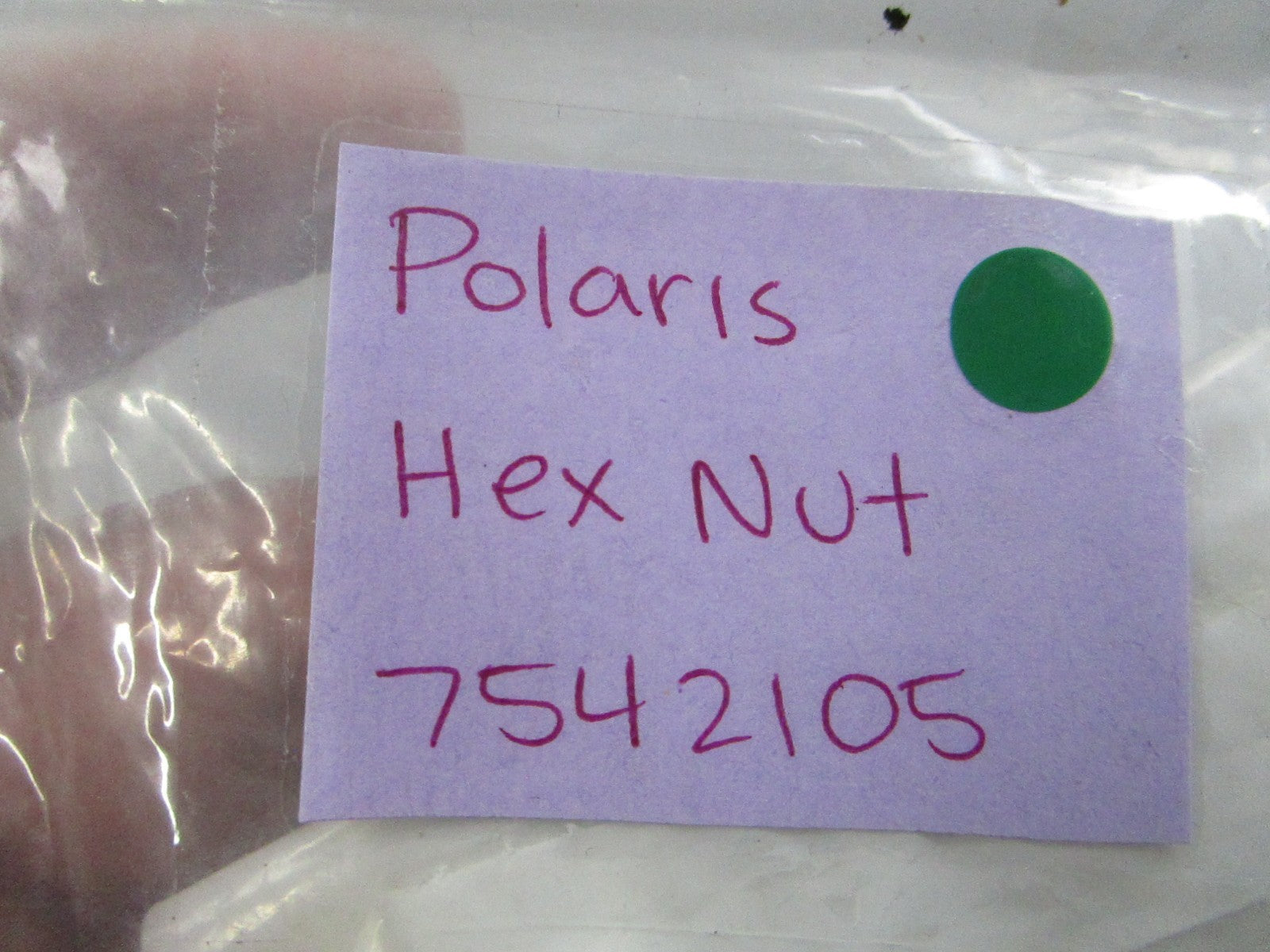 NEW OEM (LOT OF 2) 7542105 Polaris Hex Nut 0810