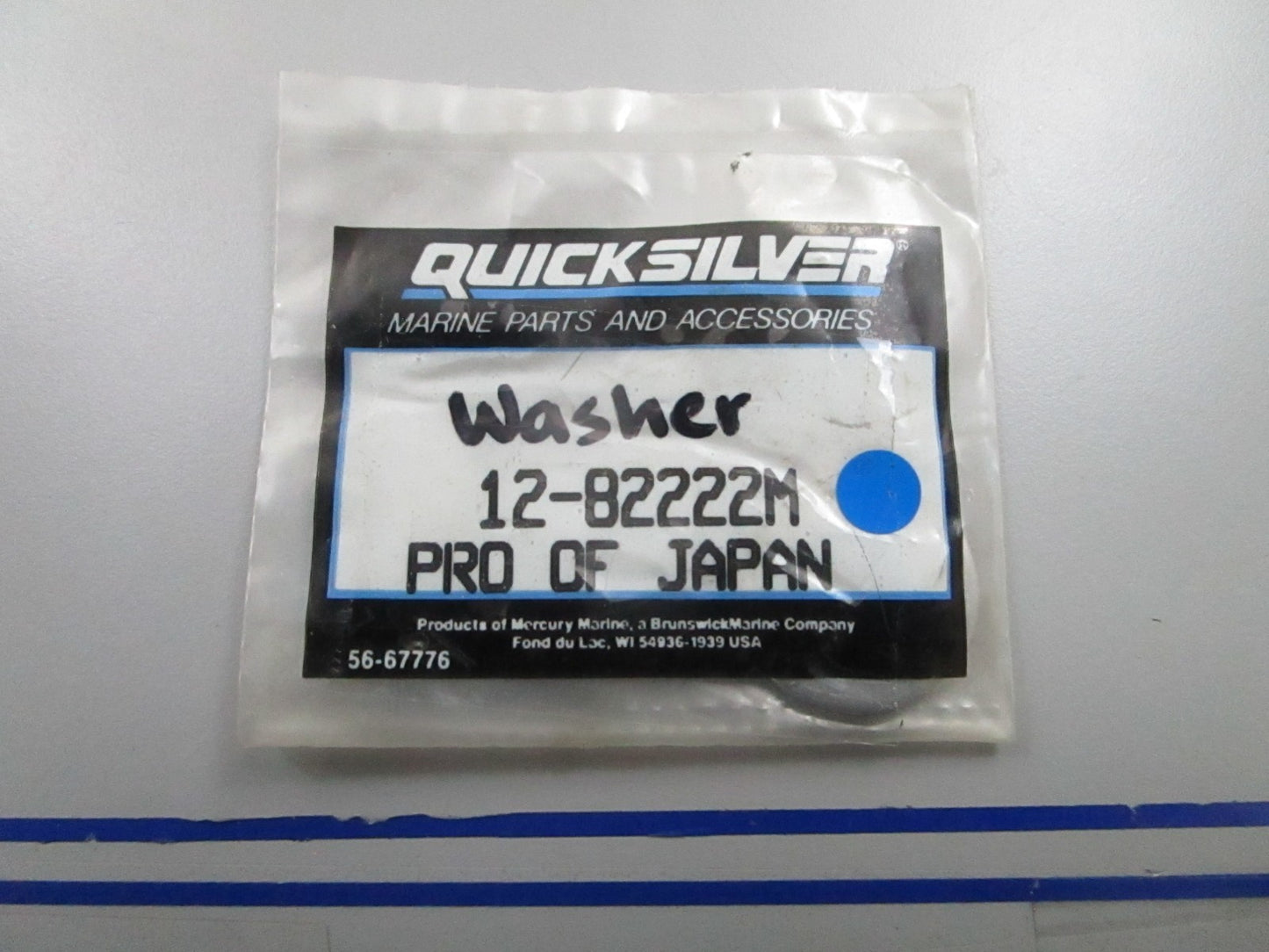 *NEW OEM* 0810 Mercury Quicksilver Washer 12-82222M