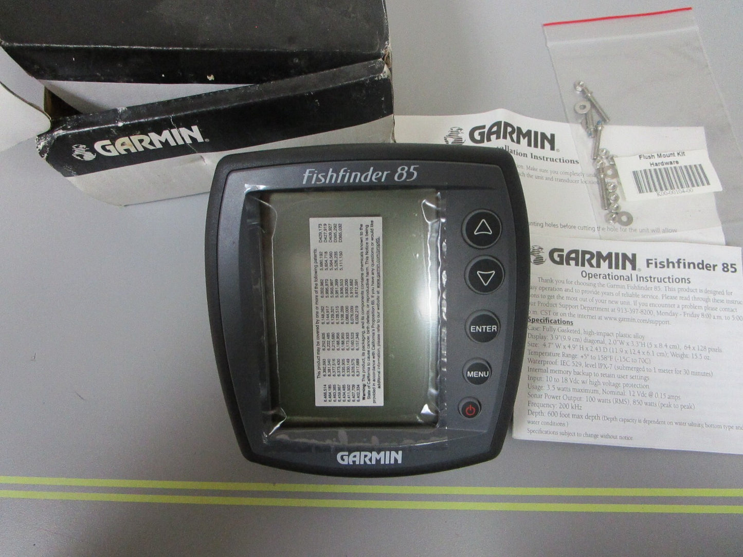 *NEW OEM* 0720 Garmin Fish Finder 85 FF85 010-00314-05 82488759