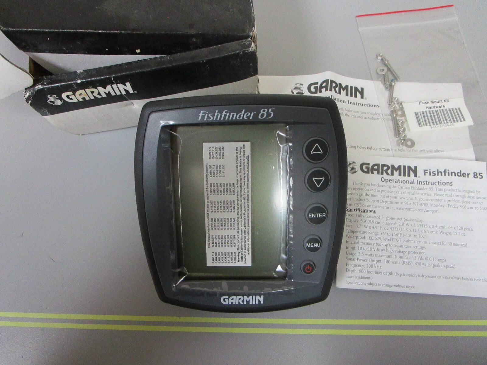 *NEW OEM* 0720 Garmin Fish Finder 85 FF85 010-00314-05 82488759