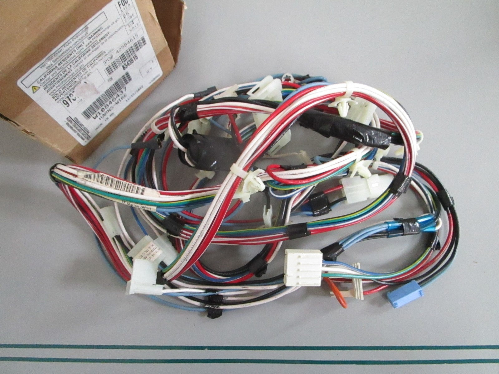 NEW OEM W10846437 Whirlpool Wire Harness 0820