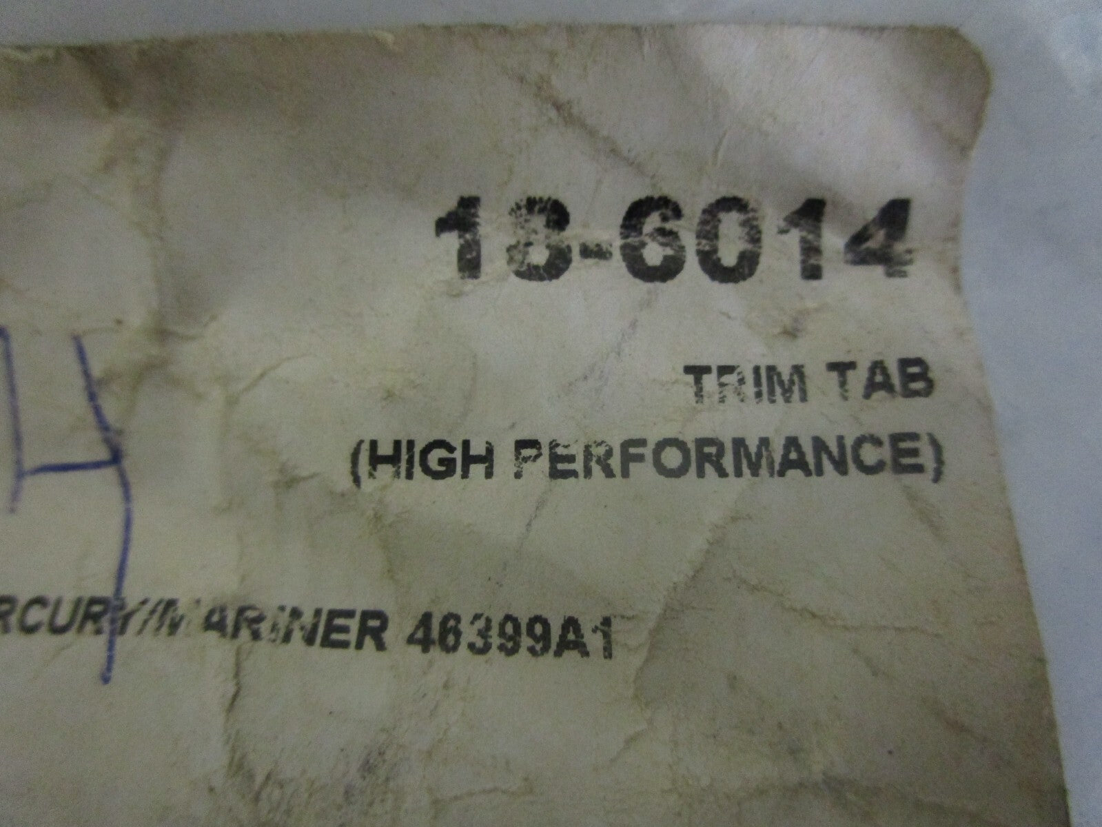 *NEW* 0810 Sierra Trim Tab 18-6014 Replaces: Mercury 46399A1