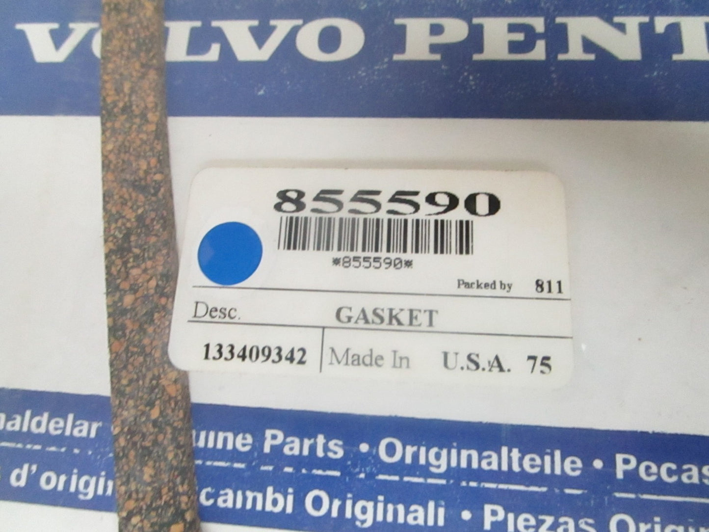 *NEW OEM* 0720 Volvo Penta Gasket 855590