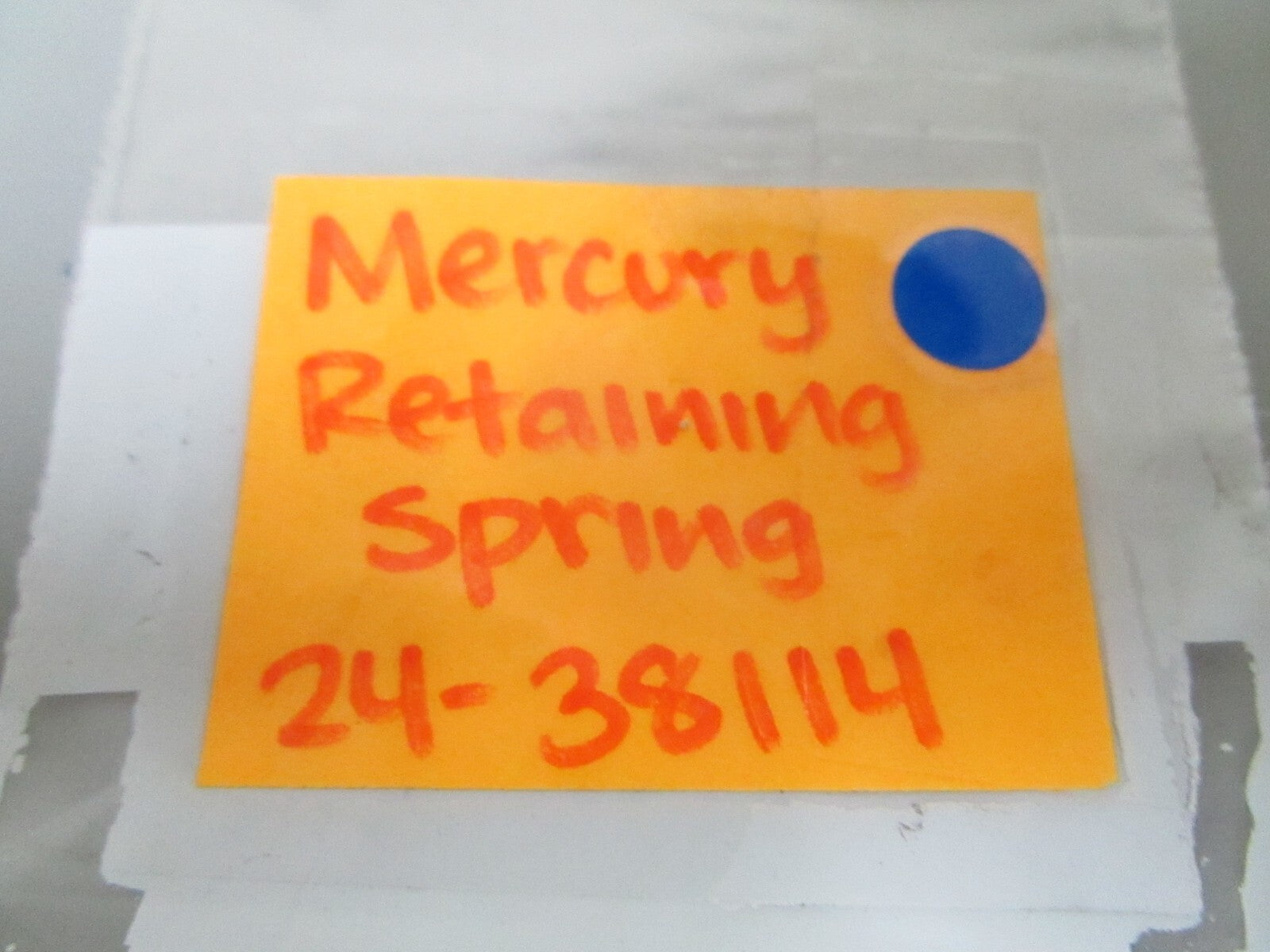 *NEW OEM* 0810 Mercury Quicksilver Retaining Spring 24-38114