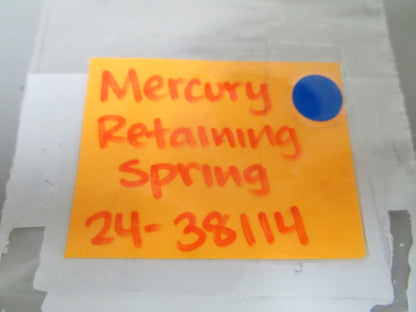 *NEW OEM* 0810 Mercury Quicksilver Retaining Spring 24-38114