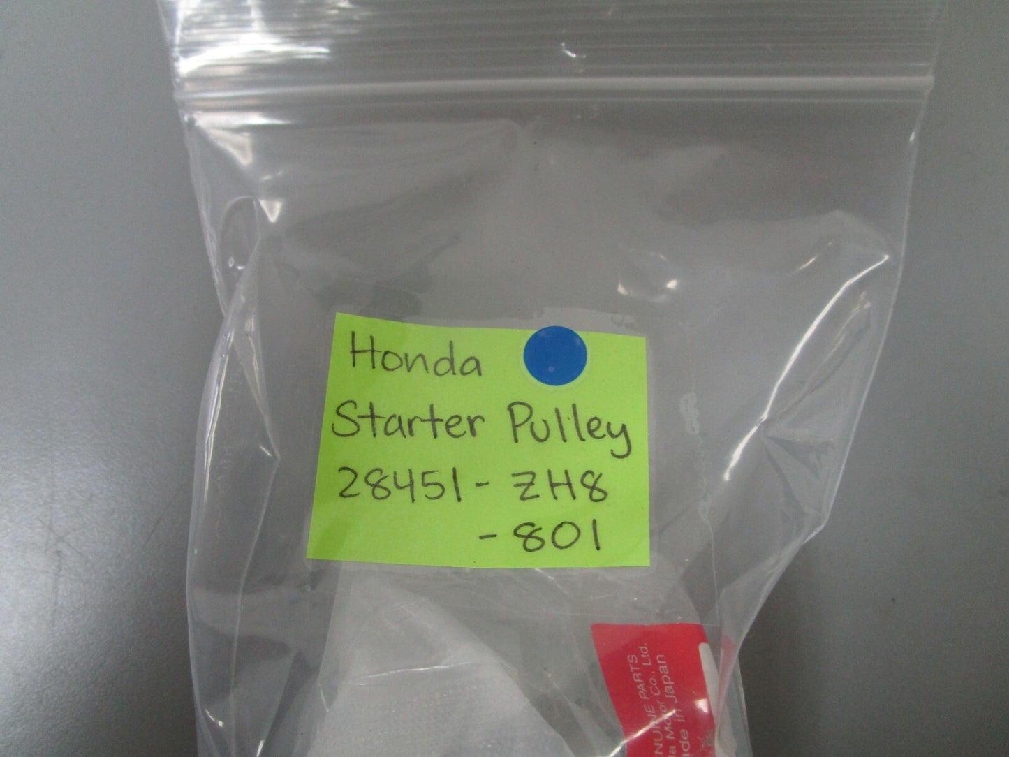 *NEW OEM* 0770 Honda Starter Pulley 28451-ZH8-801