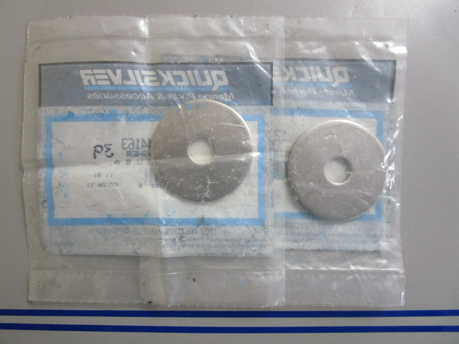 *NEW OEM* (LOT OF 2) 0810 Mercury Quicksilver Washer 12-44163