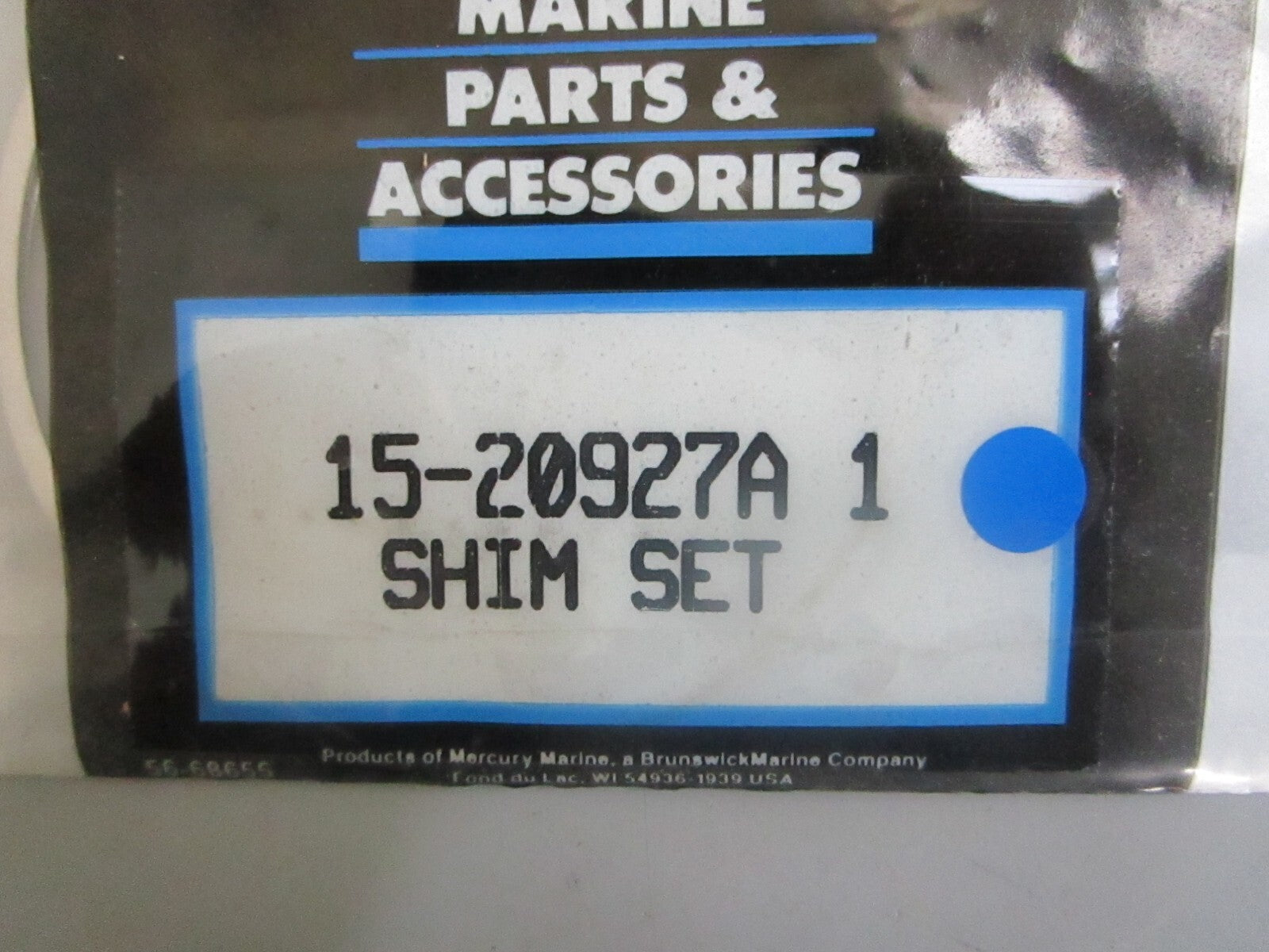 *NEW OEM* 0810 Mercury Quicksilver Shim Set 15-20927A 1