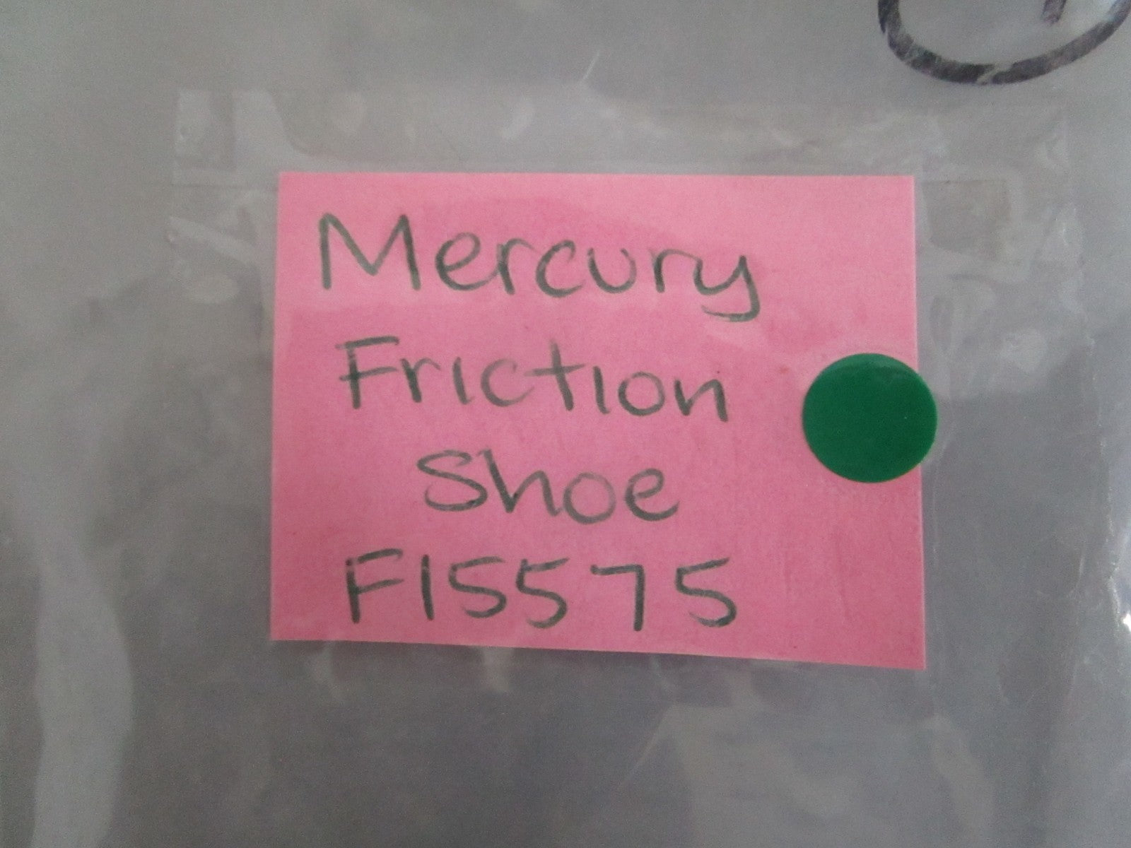 Mercury NEW OEM Friction Shoe F15575 NOS Genuine Marine Outboard Part 0820