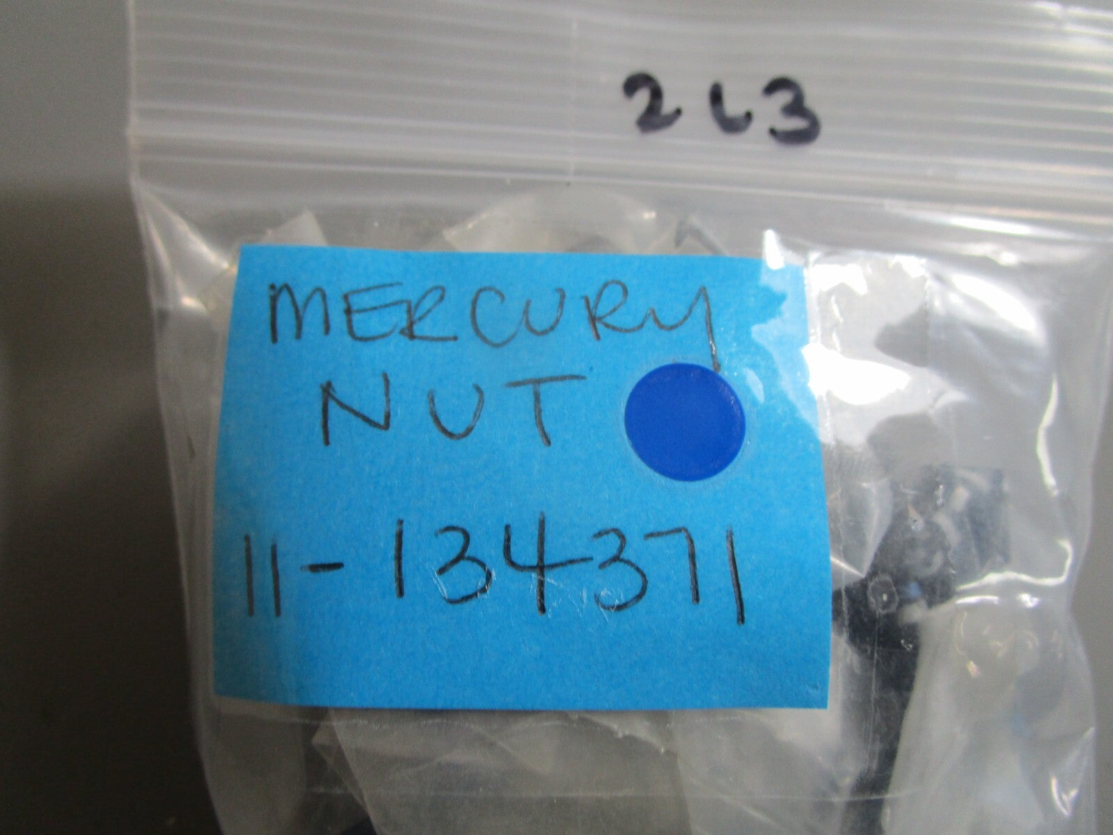 *NEW OEM* (LOT OF 3) 0810 Mercury Quicksilver Nut 11-134371