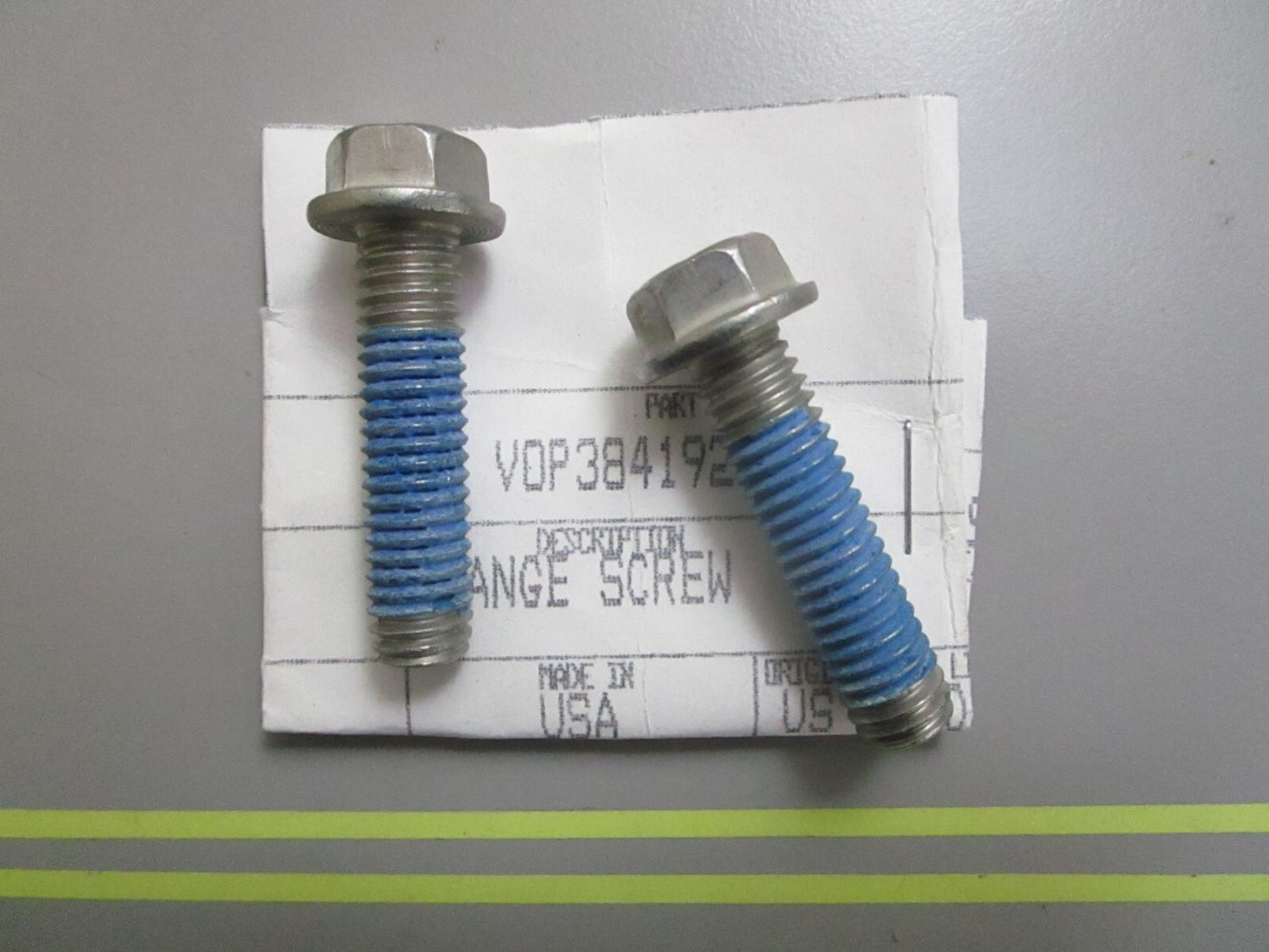 *NEW OEM* (LOT OF 2) 0810 Volvo Penta Flange Screw 3841928