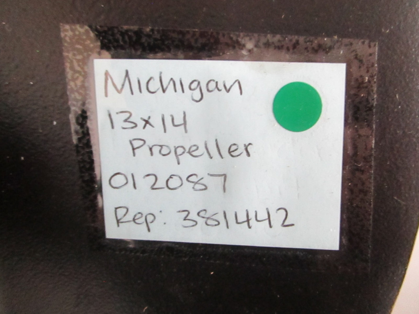 NEW 012087 Michigan 13 × 14 Propeller Rep: 381442 0820