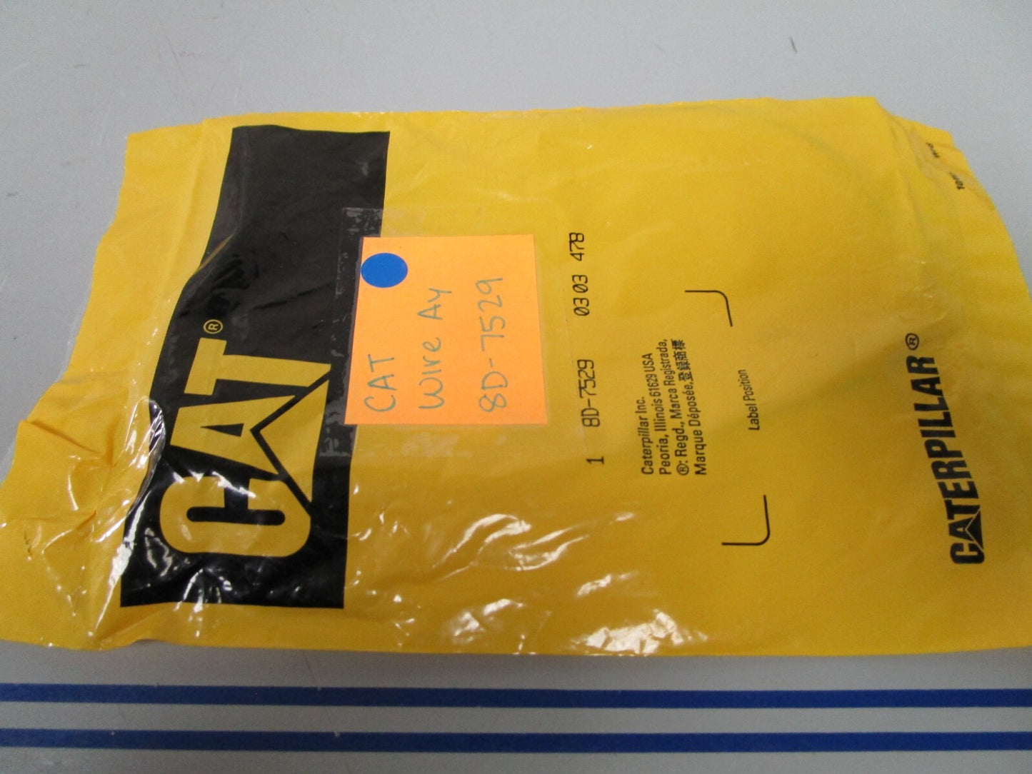 *NEW OEM* 0720 Cat Caterpillar Wire Assembly 8D-7529