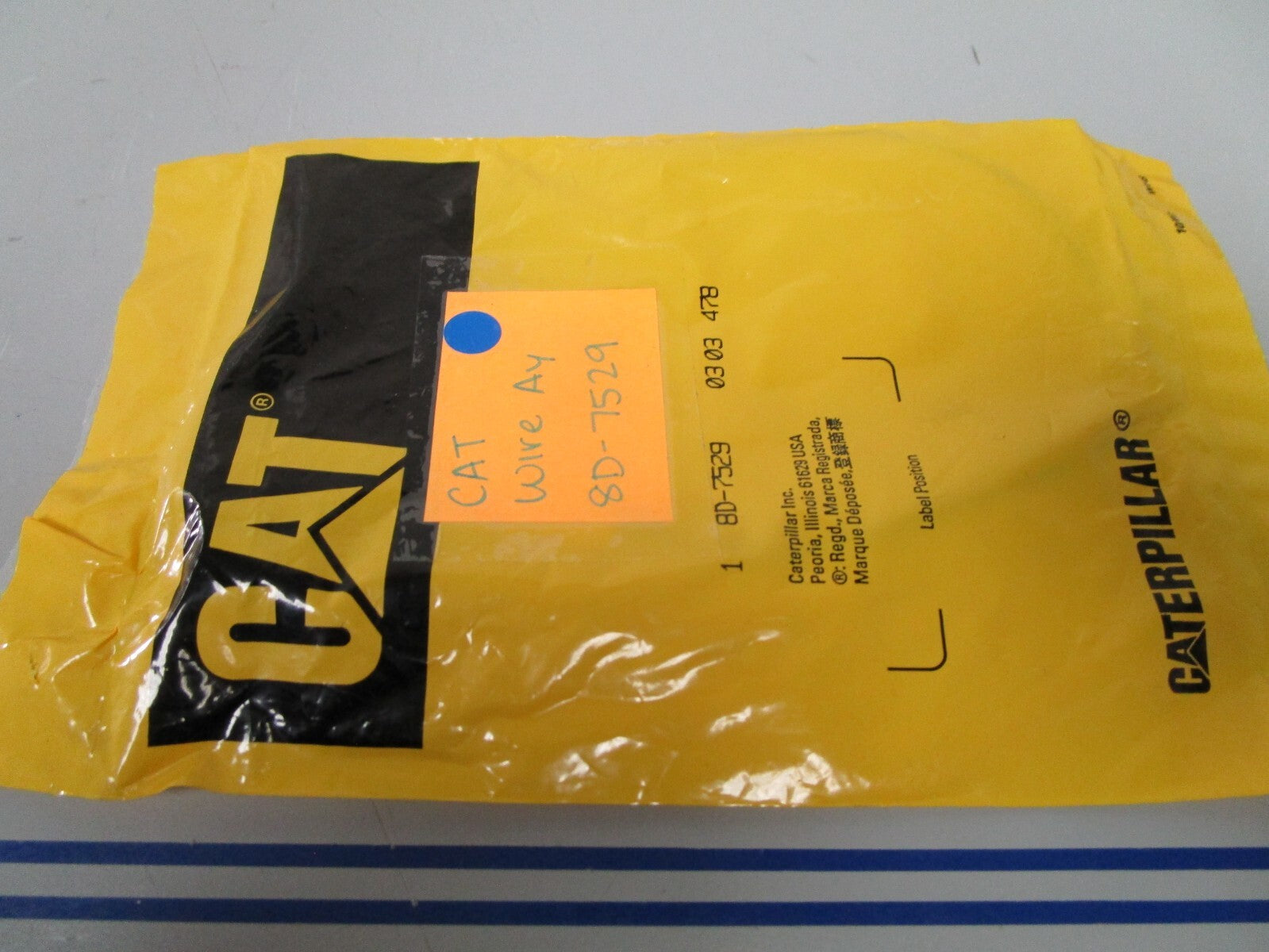 *NEW OEM* 0720 Cat Caterpillar Wire Assembly 8D-7529
