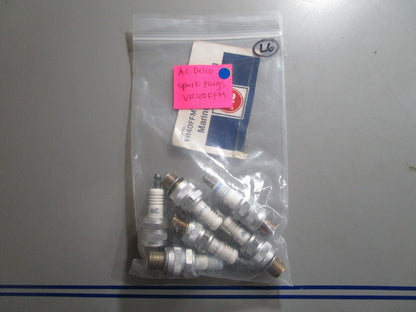 *NEW* (LOT OF 6) 0810 AC Delco Spark Plugs VR40FFM