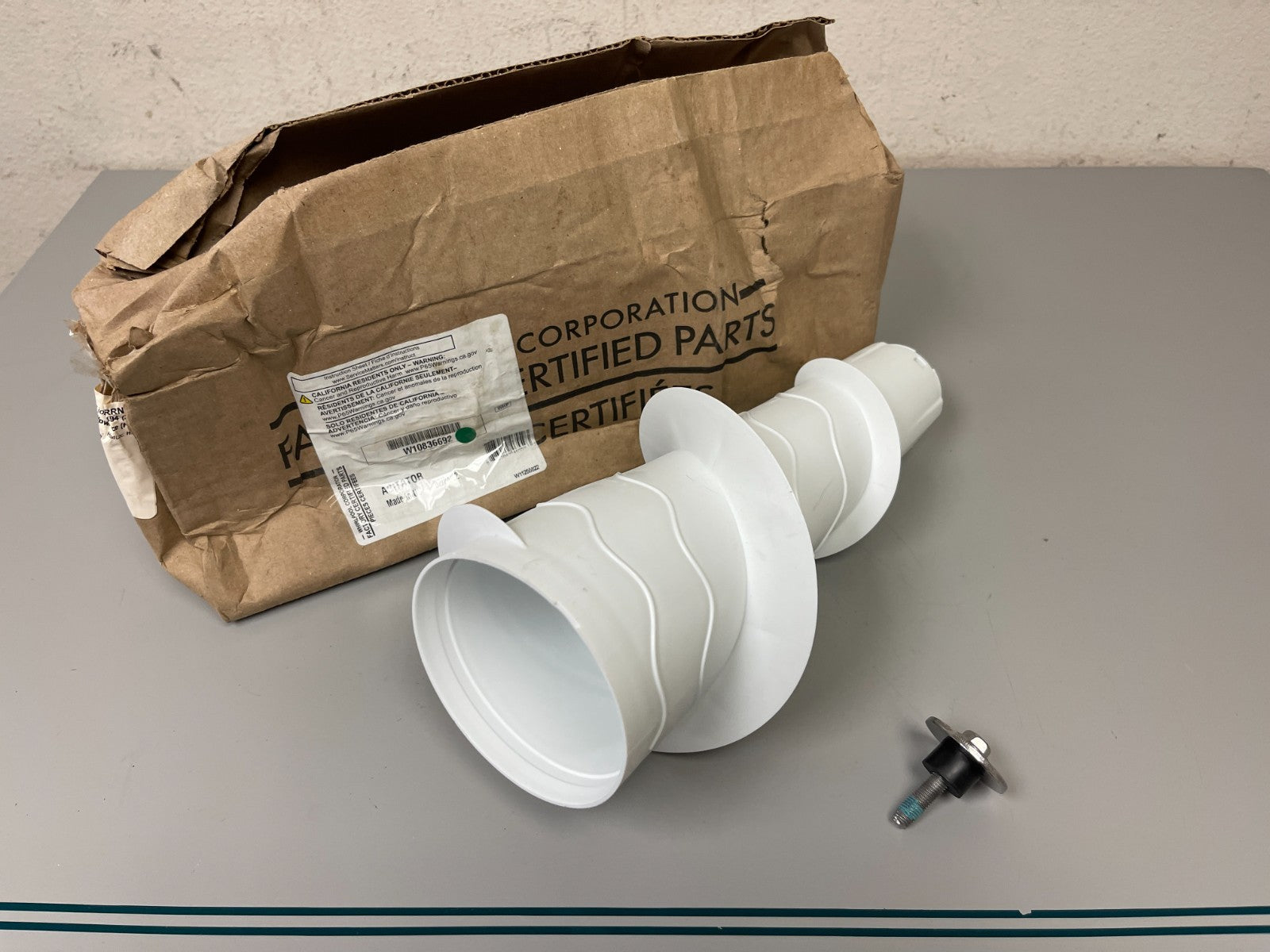 Whirlpool NEW OEM Top Load Washer Upper Agitator W10836692 Maytag Kenmore 0720