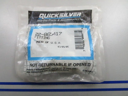 *NEW OEM* 0810 Mercury Quicksilver Fitting 22-865417