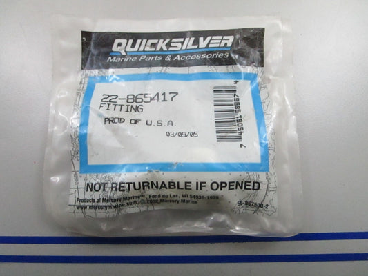 *NEW OEM* 0810 Mercury Quicksilver Fitting 22-865417