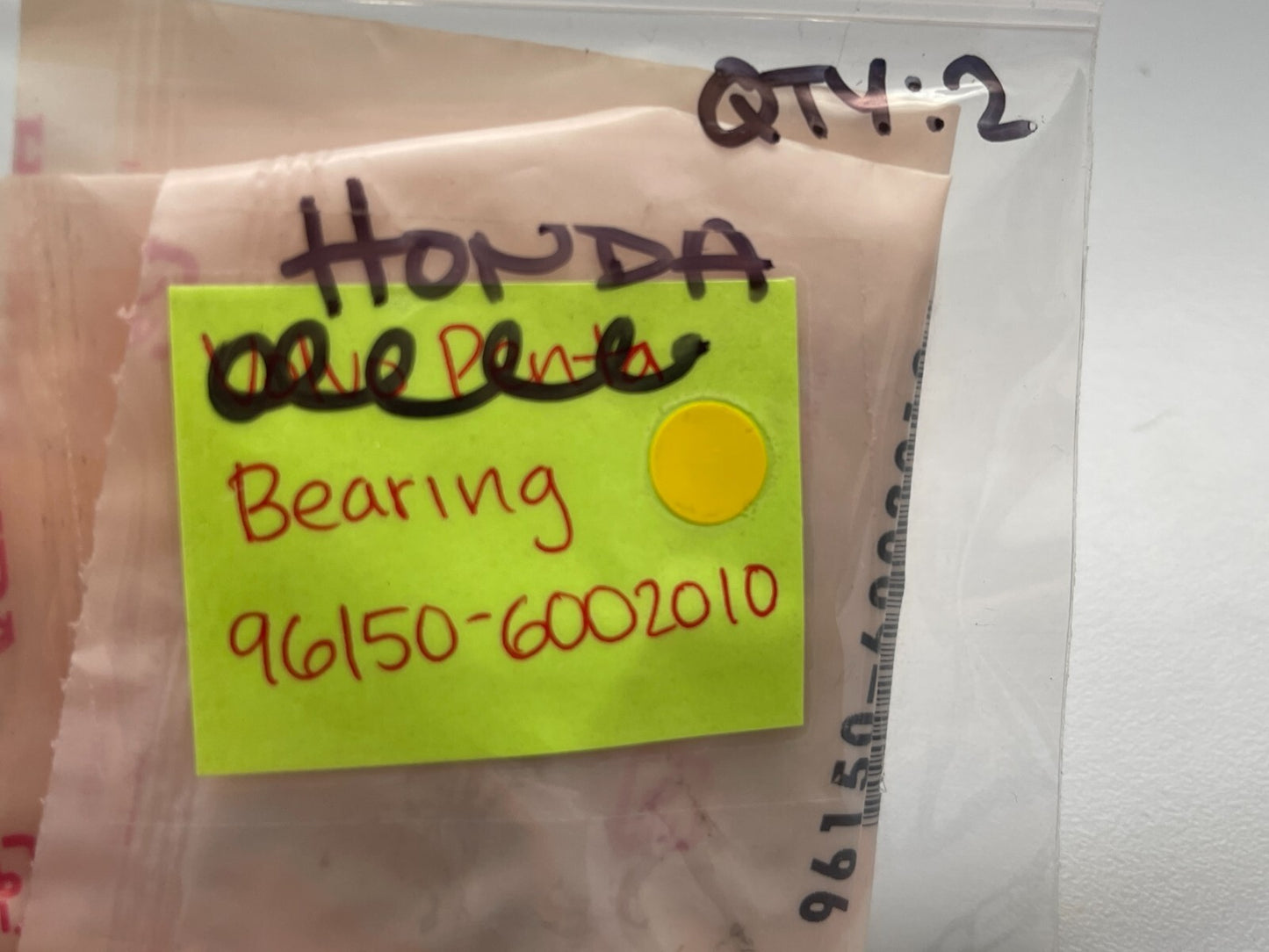 *NEW OEM* 0810 Honda Bearing 96150-6002010