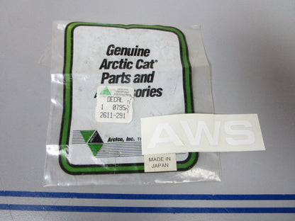 *NEW OEM* 0810 Arctic Cat AWS Decal 2611-291