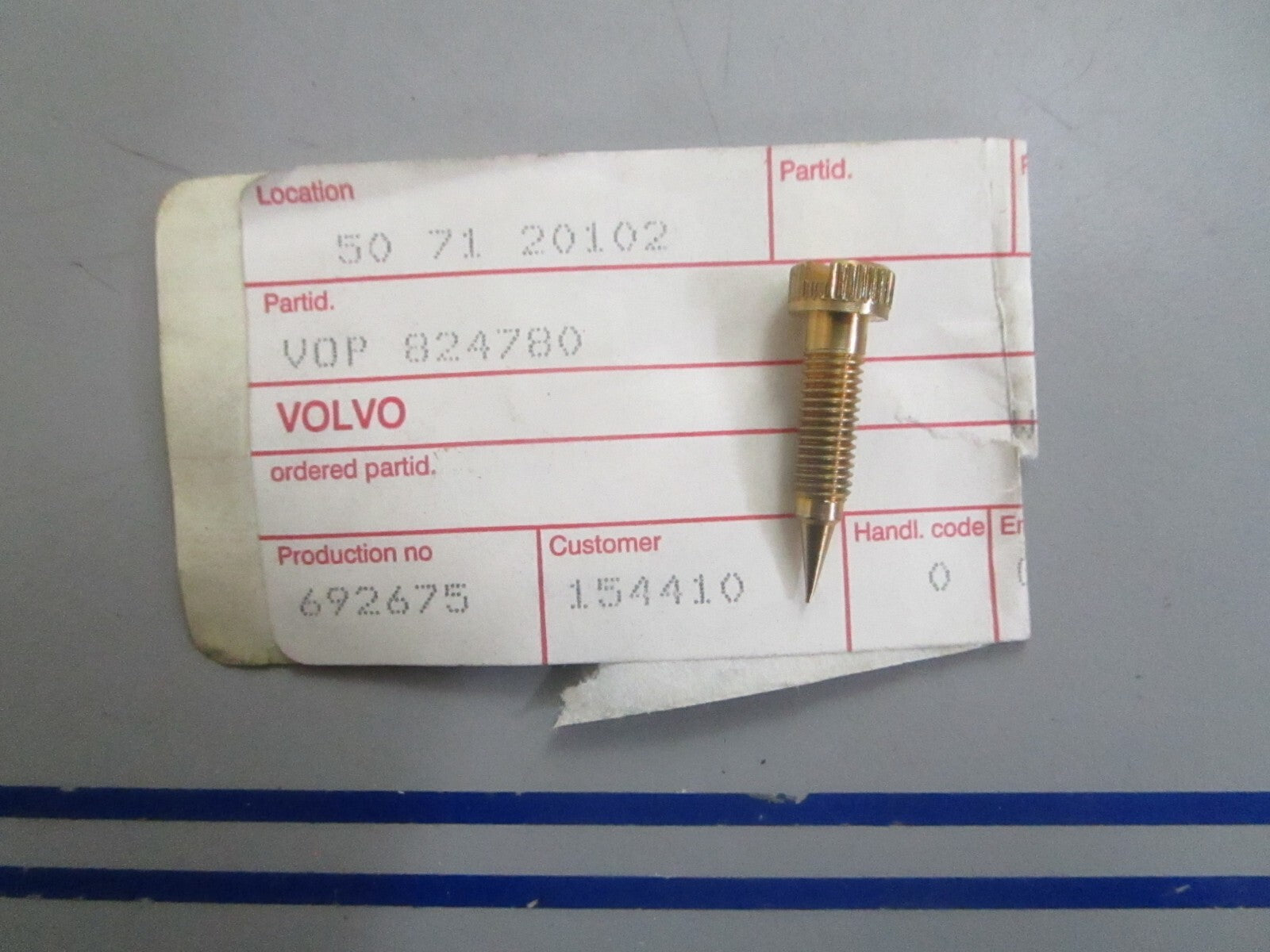 *NEW OEM* 0820 Volvo Penta Sealing Gear 3863085