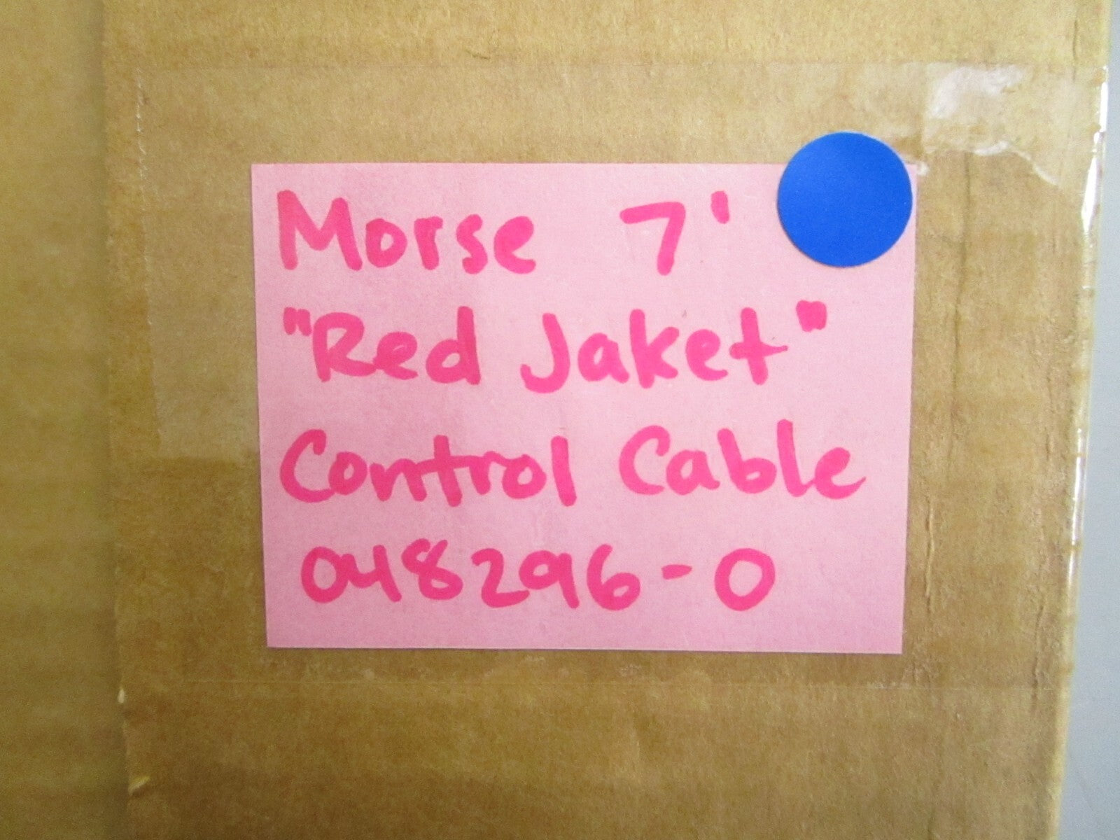 *NEW* 0820 Morse 7' "Red Jaket" Control Cable 048296-0