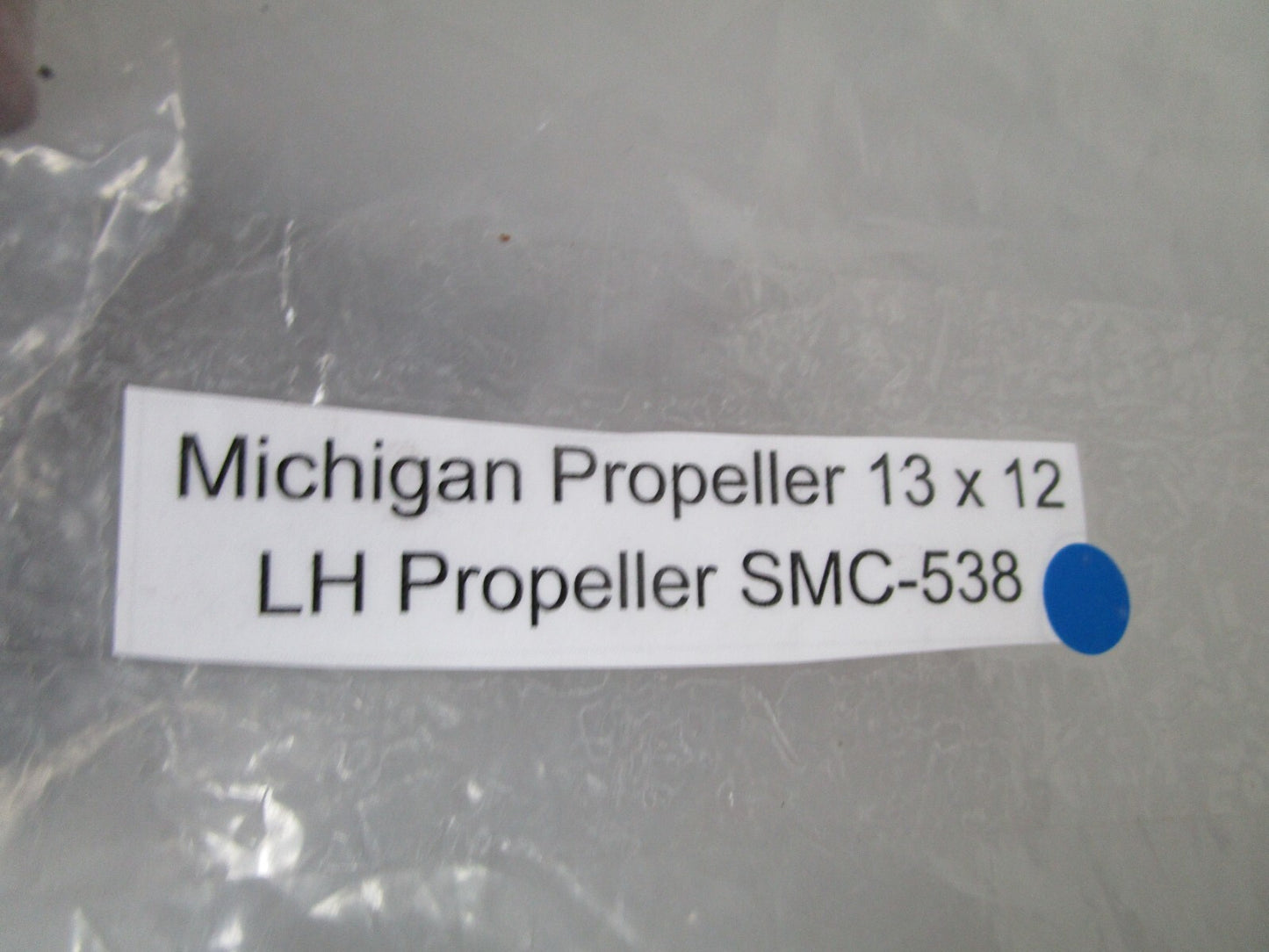 *NEW* 0720 Michigan Propeller 13 x 12 LH Propeller SMC-538