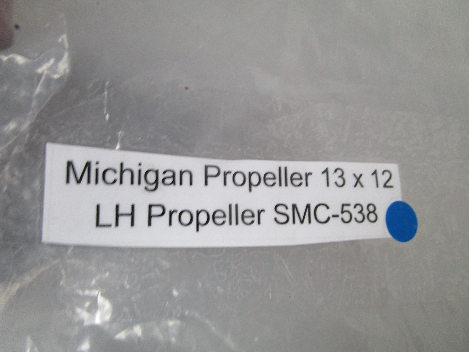 *NEW* 0720 Michigan Propeller 13 x 12 LH Propeller SMC-538