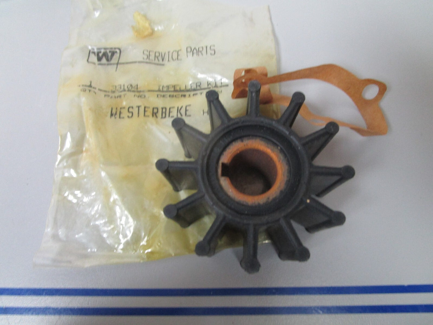 *NEW* 0810 Westerbeke Impeller Kit 33104