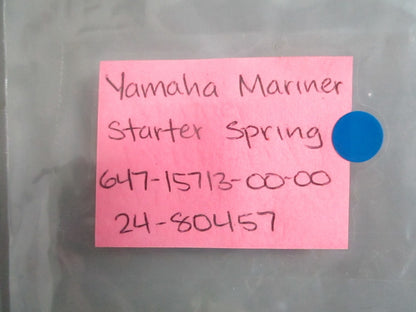 NEW OEM 647-15713-00-00 24-80457 Yamaha Mariner Starter Spring 0820