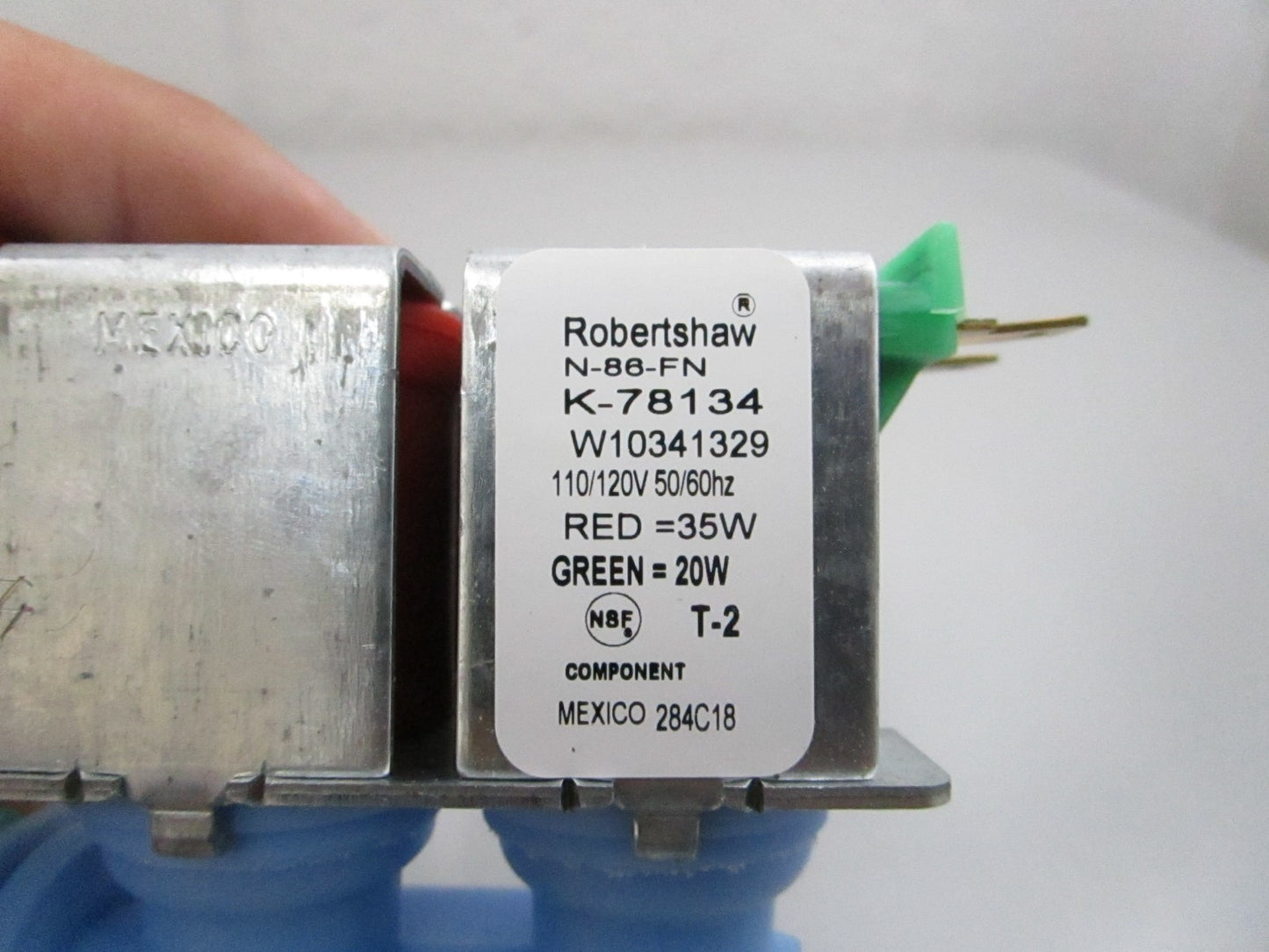 NEW OEM WPW10341329 Whirlpool Valve 0810