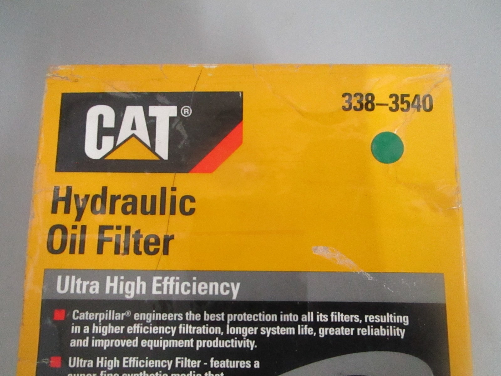 CAT 338-3540 Ultra High Efficiency Hydraulic Oil Filter Heavy Equip NEW OEM 0820