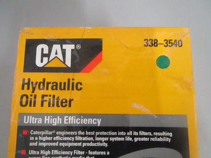 CAT 338-3540 Ultra High Efficiency Hydraulic Oil Filter Heavy Equip NEW OEM 0820