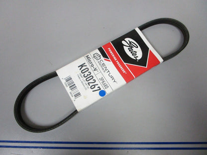 NEW K030267 Gates Micro-V 13/32" x 27 ⅜" Serpentine Belt 0720