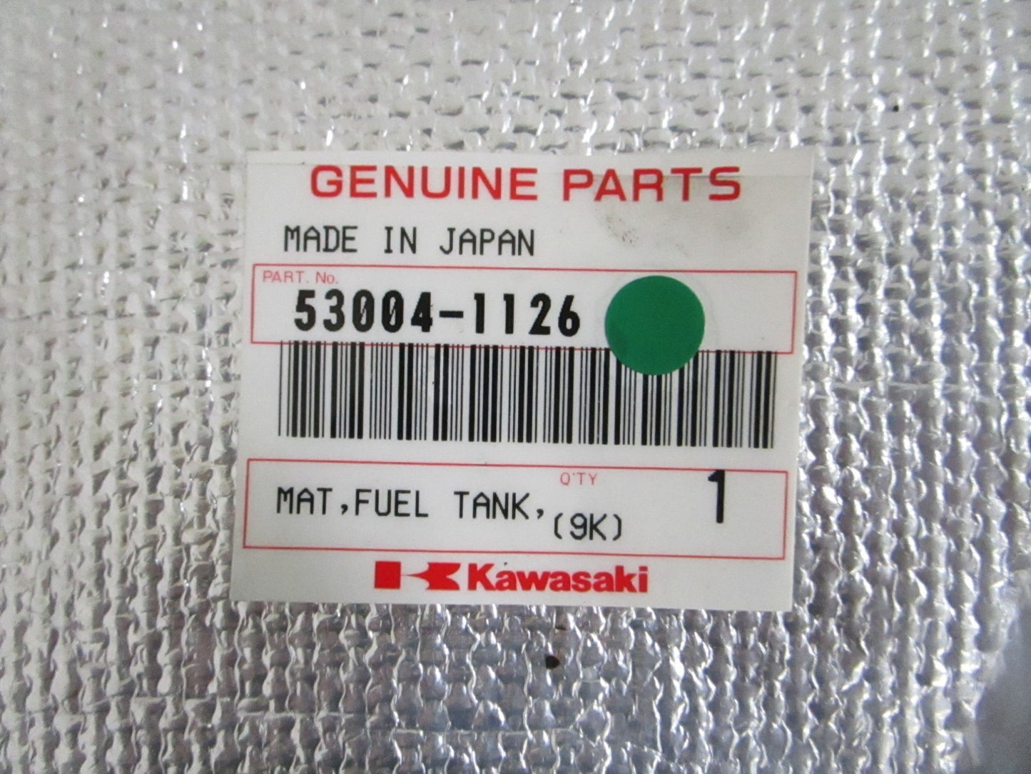 Kawasaki NEW OEM Mat Pad 53004-1126 Motorcycle Fender NOS Genuine Part 0820
