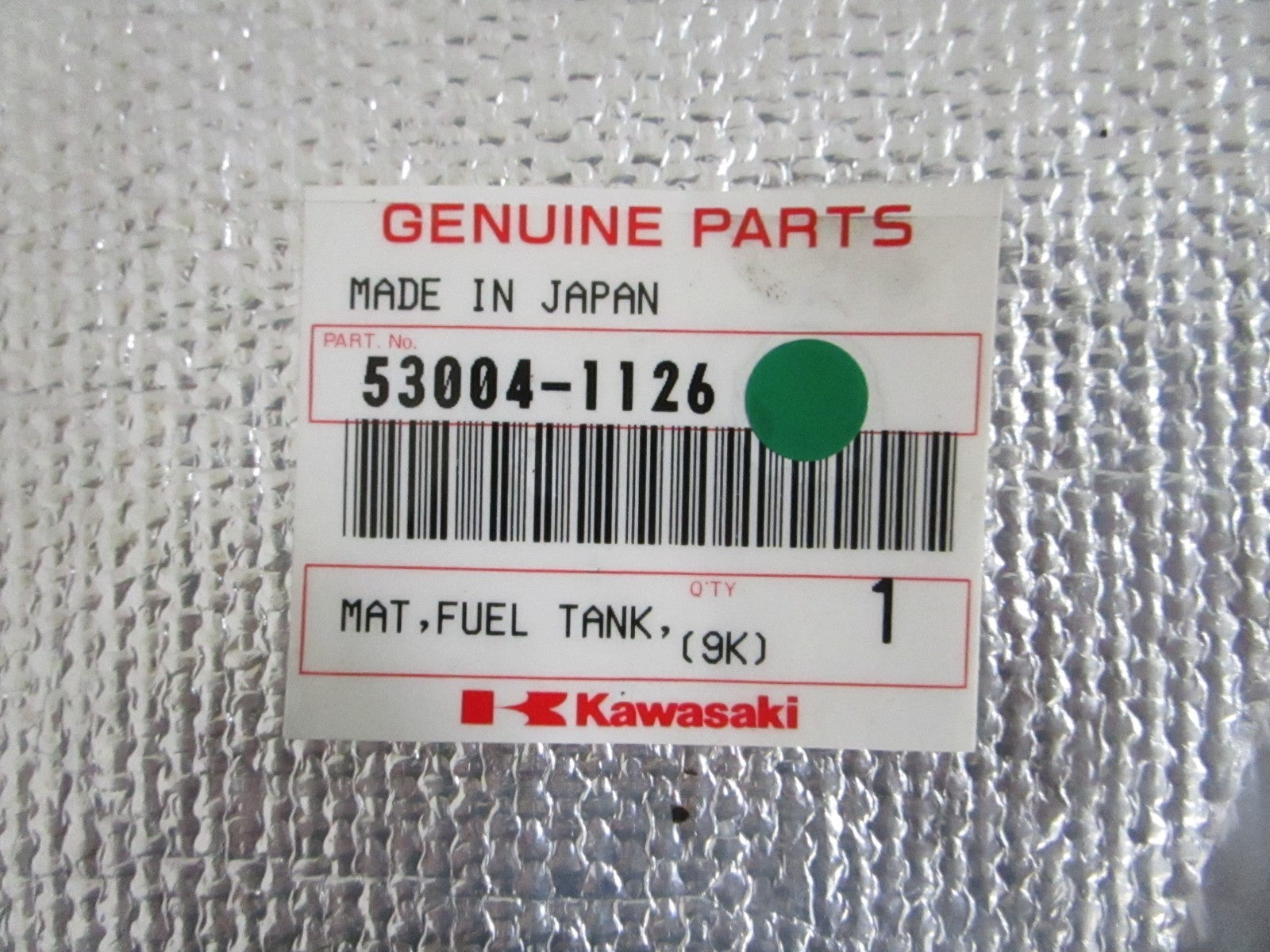 Kawasaki NEW OEM Mat Pad 53004-1126 Motorcycle Fender NOS Genuine Part 0820