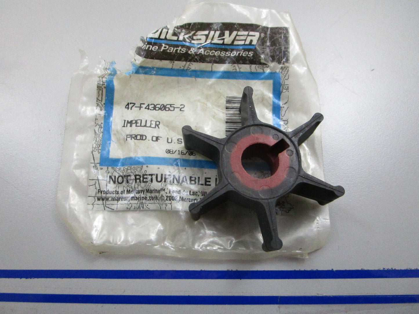 *NEW OEM* 0810 Mercury Quicksilver Impeller 47-F436065-2
