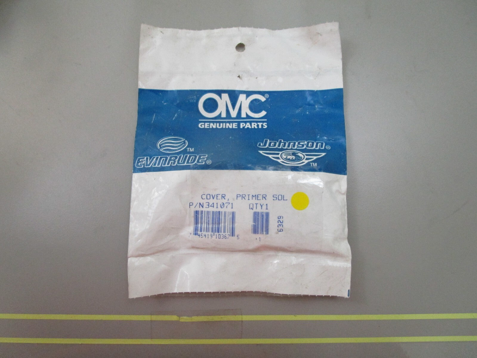 *NEW OEM* 0810 OMC Johnson Evinrude Primer Solenoid Cover 341071 0341071