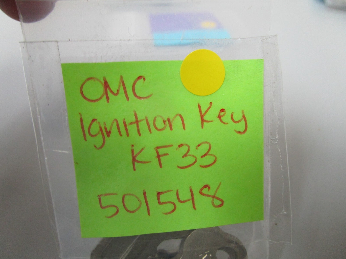 *NEW OEM* 0810 OMC Johnson Evinrude Ignition Key KF33 501548 0501548