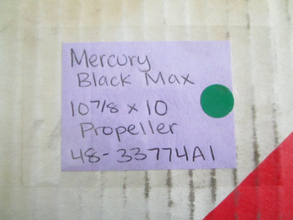 NEW OEM 48-33774A1 Mercury Black Max 10⅞ × 10 Propeller 0820