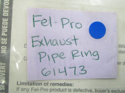 *NEW* 0810 Fel-Pro Exhaust Pipe Ring 61473