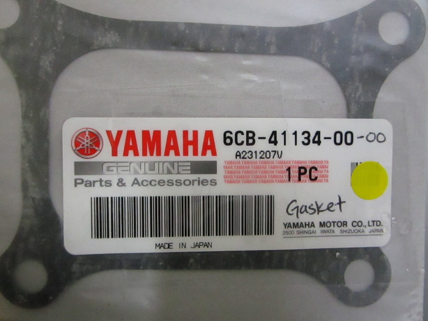 *NEW OEM* 0810 Yamaha Gasket 6CB-41134-00-00