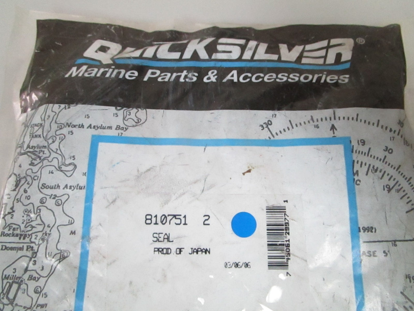 NEW OEM 810751 2 Mercury Quicksilver Seal 0720