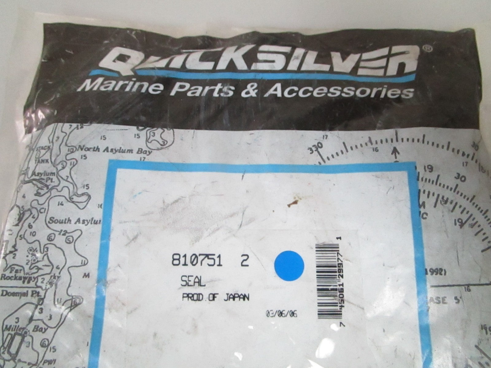 NEW OEM 810751 2 Mercury Quicksilver Seal 0720