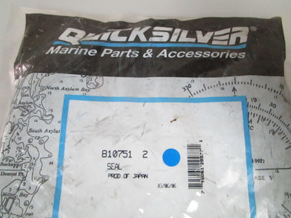 NEW OEM 810751 2 Mercury Quicksilver Seal 0720