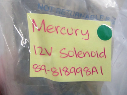 NEW OEM 89-818998A1 Mercury Quicksilver 12V Solenoid 0810